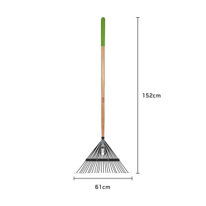 Ames FlatTine LeafRakeCarbon